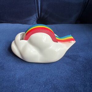 Rainbow Cloud Tape Dispenser Cute Office Accessory 🌈